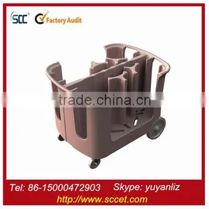 Catering Plastic Plate Dolly With 4 Dividers for Plate Loading thumbnail-2