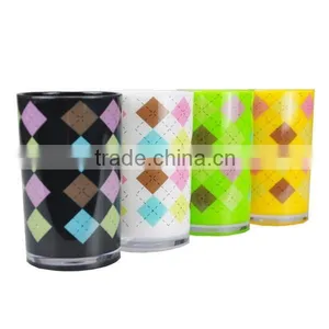 Colored Double Wall Plastic Tumbler Cup for Bathroom Use thumbnail-2