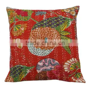 Christmas Kantha Pillow & Cushion Cover thumbnail-1