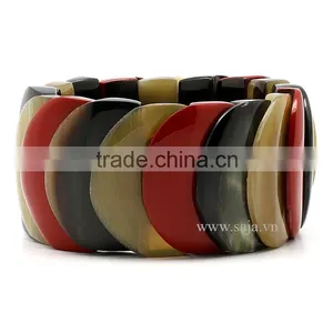 Buffalo Horn Jewelry , Buffalo Horn Bracelet SHB-526, 100% Natural Buffalo Horn thumbnail-1