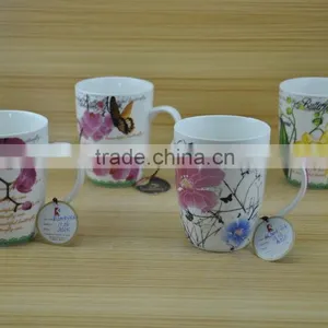 11OZ Valentine's Day Fully Decal Printed Coffee Cups, Shiny Surface Porcelain Mug, KL5002-355 thumbnail-5