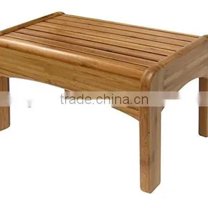 2016 New Bamboo Adjustable Foot Stool Toilet Stool thumbnail-3