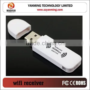 USB 150mbps Wireless Receiver WIFI Wireless Ethernet Adapter for TV Set-top Boxes thumbnail-1