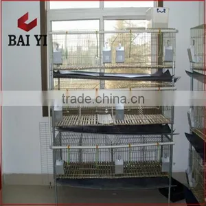 BAIYI Mesh Company Rabbit Cage Industrial Sale A-Type &H-Type Low Carbon Steel Wire Cage thumbnail-4