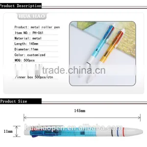 Promotional Plastic, Pen Plastic Pen Holder, Customized Logo Ball Pen thumbnail-2