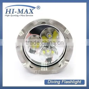 High Powerful 3*XM-L U2 3-Mode 3000 Lumes Diving Flashlight thumbnail-2