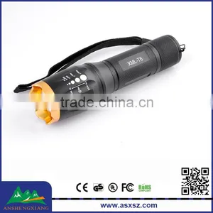 Wholesale Price T6 Adjustable Focus Zoomable LED Flashlight Torch thumbnail-1