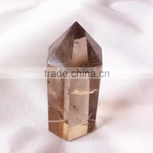 Factory Price Smoky Quartz Point For Crystal Lighting thumbnail-1