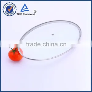 Oval Shape With Steam Hole Non Fragile Glass Cover thumbnail-1