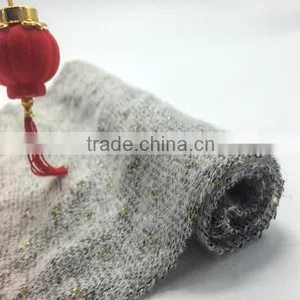 A/L Mohair Gold Silk Dobby Loop Gage Slub Thick Needle Terry Knitting Fabric thumbnail-1