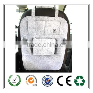 China Supplier Hot Sale Light Gray Felt Car Back Hanging Organizer thumbnail-4