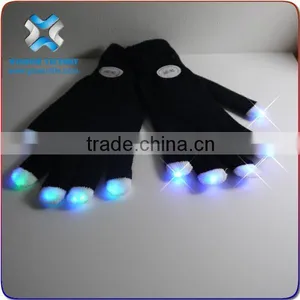 2016 Fashion Halloween Led Gloves,novelty Light up White Gloves thumbnail-1