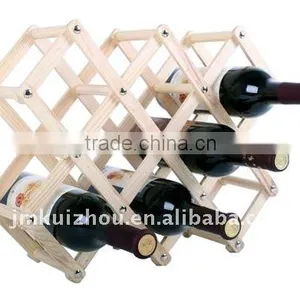 Pine Wooden Wine Rack thumbnail-1