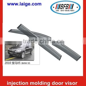 Chrome Sun Shade/Rain Guard Door/Window Vent Visor FOR X5 2010 thumbnail-1