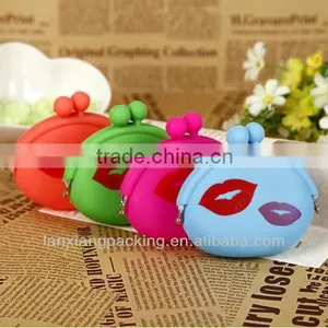 Button Silicone Cosmetic Pouch/Custom Silicone Key Pouch thumbnail-1