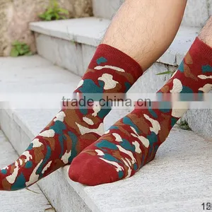 Cheap Young Man Fashion Camo Design Undeniable Crew Camo Socks thumbnail-1
