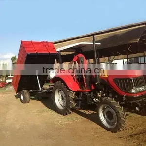 2016 Hot Selling 7CX-5T 5 Ton Tipping Farm Tractor Trailer With ISO,CE,PVOC-COC Certificate thumbnail-2