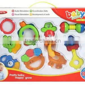 12pcs Funny Plastic Baby Toy Rattle thumbnail-1