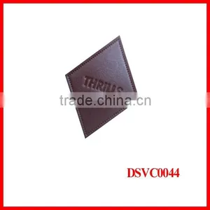 Custom New Design Logo on Jacket Name Leather Patches thumbnail-1