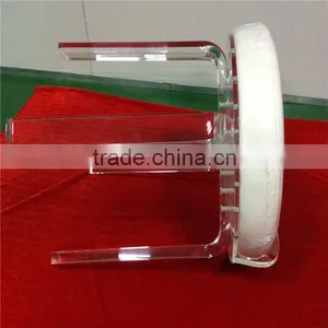 Clear Lucite Vanity Bar Counter Acrylic Stools thumbnail-4