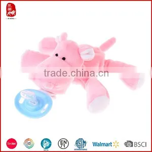 Wholesale Soft Cute Baby Plush Stuffed Pacifier Toys thumbnail-1