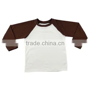 2016 Kaiyo Wholesale Icing Raglan Basic T-shirt Kids Clothing Suppliers China OEM Service 100%cotton Shirts thumbnail-5
