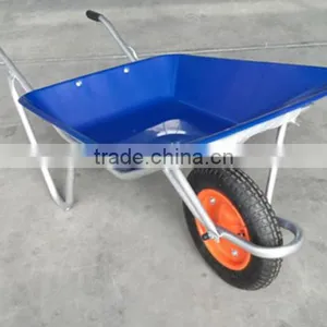 WB1208, 47L Japanese Market High Quality Alloy Construction Concrete Wheelbarrow, Japanese Wheelbarrow thumbnail-1