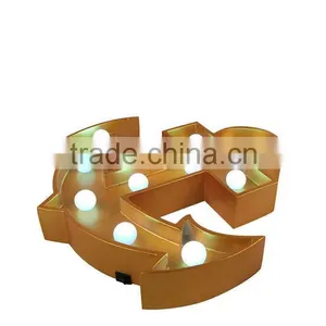 Led Anchor Shape Light Bedroom Decoration Marquee Lights thumbnail-5