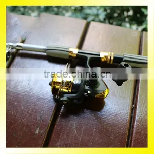 Mini Short Saltwater Rods Spinning Fishing Poles Fiberglass Material thumbnail-4