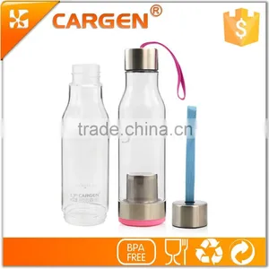 Customized 600ml Promotion Plastic Tea Filter Water Bottle thumbnail-3