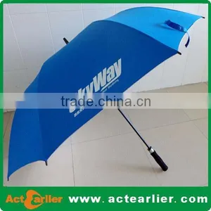 190T Pongee Fabric Material and Umbrellas Type Plain Golf Umbrella thumbnail-3