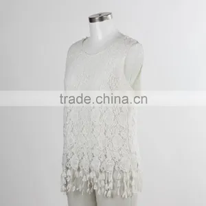 F5S12100 Fashion Design Women Lace Tank Top thumbnail-4