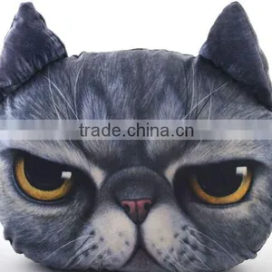 Aimigou Plush Animal Shaped Cat Face Pillows thumbnail-1