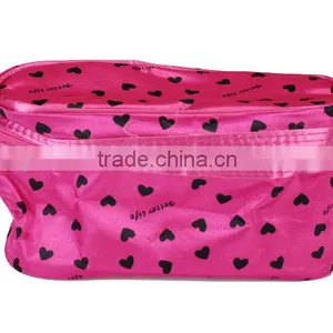 Factory Direct Hot New Products for 2015 Clear Vinyl Travel Cosmetic Bag thumbnail-2