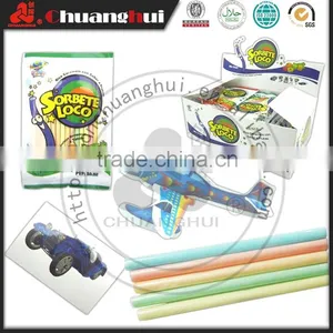 Straw Candy Toy / CC Stick Candy With Water Tattoo and Plastic Puzzle thumbnail-1