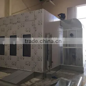 JF Durable and Cheap Minibus Painting Booth for Sale Bake and Paint Room for Fast Selling thumbnail-1