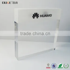 8x10 Clear Solid Acrylic Phone Huawei Terminal Block thumbnail-1