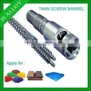 80/156 Conical Twin Screw and Barrel for Extrusion Machine thumbnail-1