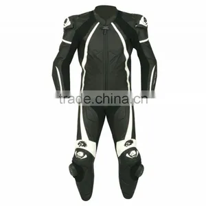 Spyke BLINKER RAC Leather Motorcycle Suits for Men,Motorbike Racing Leather Suits,Neon Green Leather Motorbike Racing Suit thumbnail-4