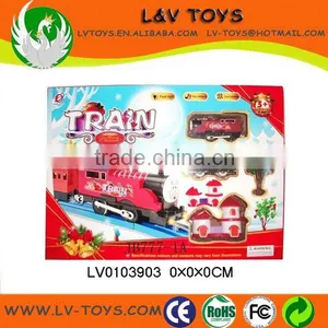New Christmas Gift B/O Railway Train Toy thumbnail-1