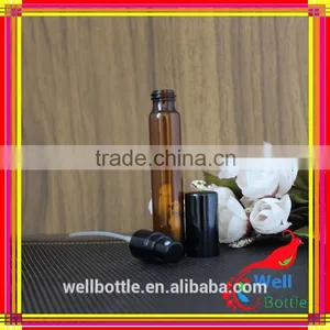 Amber Penicillin Bottle Long Thin Bottle With Black Spray Bottle Caps thumbnail-4