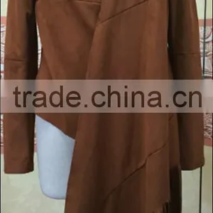 Woman Fashion Irregular Fringed Cardigan Jacket thumbnail-1