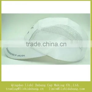 Hight Quality Wholesale Sports Caps, Embroidery Sports Mesh Hats White thumbnail-2