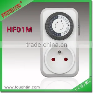 PROGRAMMABLE MECHANICAL DAILY TIMER SOCKET TO FRENCH PLUG thumbnail-1