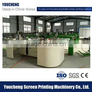 Professional 8 /12/16 Color Full Servo Oval Screen Printer thumbnail-1