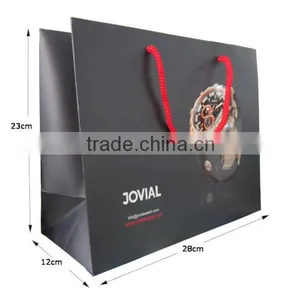 Luxury Paper Bag With Eyelet and Hand Lenght Handle thumbnail-1
