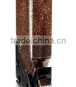 5 Gallon Food Dispenser w/ Label Holder, Continuous Flow - Black(FD-B-0203) thumbnail-4
