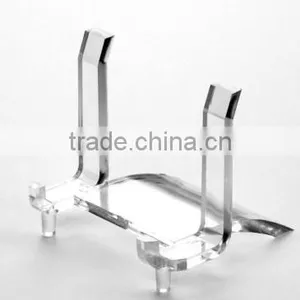 Cell Phone Display Stand Easel 2" Clear Acrylic Holder Qty 8 thumbnail-1