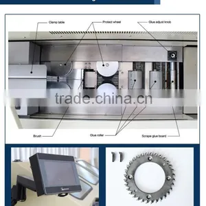 800AT Copper Paper Perfect Binding Machine 58000 Auto Covering Art Paper thumbnail-2