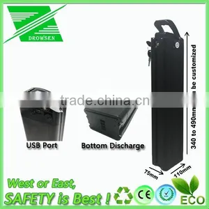 NEW Arrival 2 Years Warranty 10S7P Electric Bike Battery 36V 15Ah With USB in Black thumbnail-1